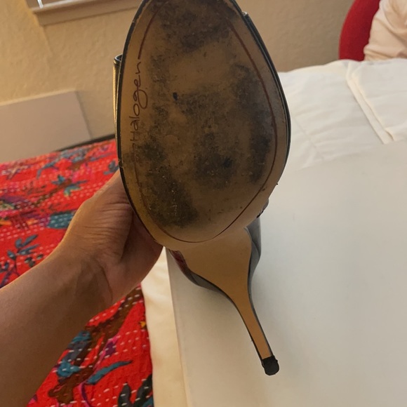 Halogen black peep toe booties - Picture 3 of 4